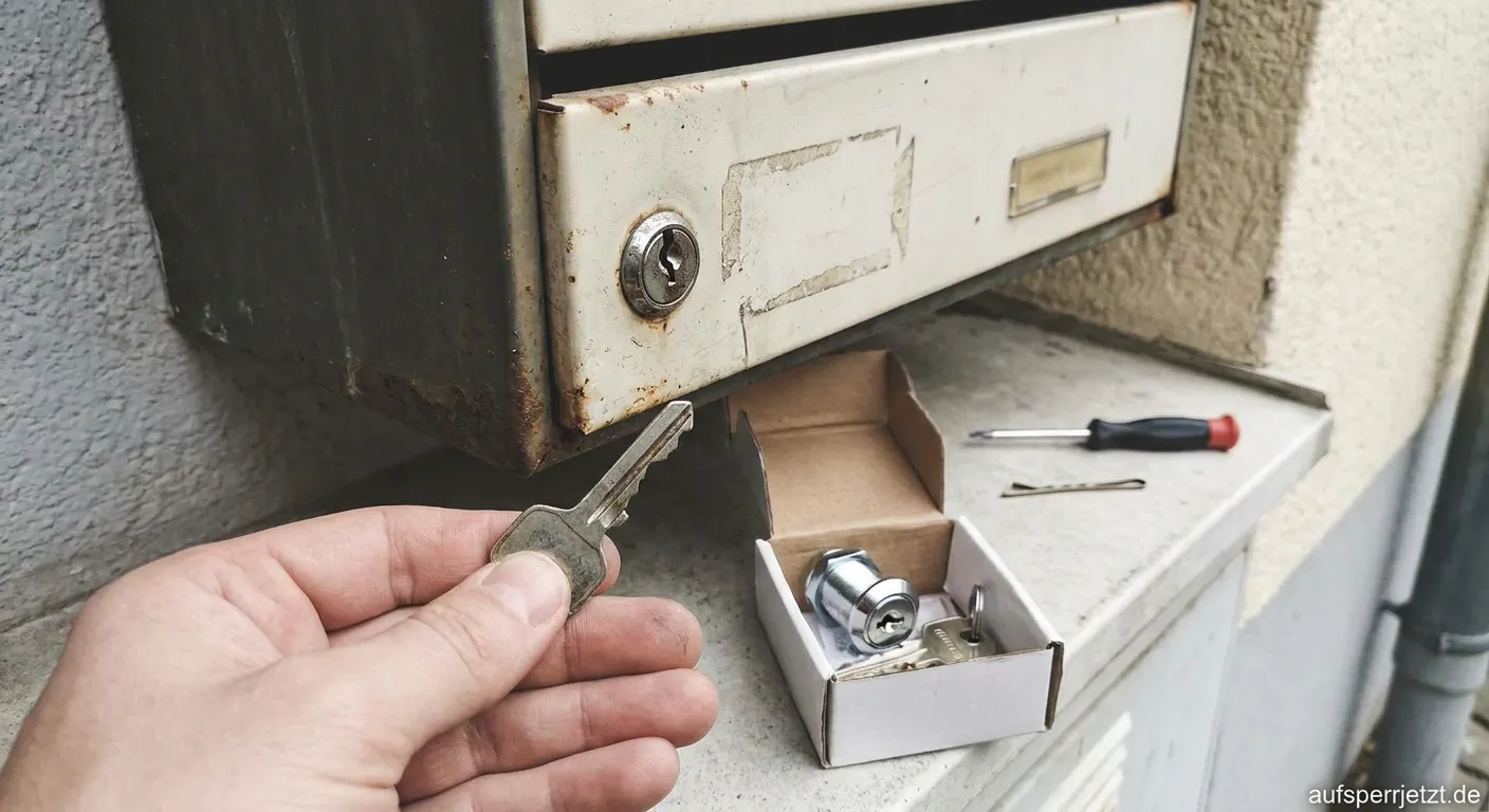 Briefkastenschlüssel verloren Entscheidung zwischen Schloss knacken und neu kaufen