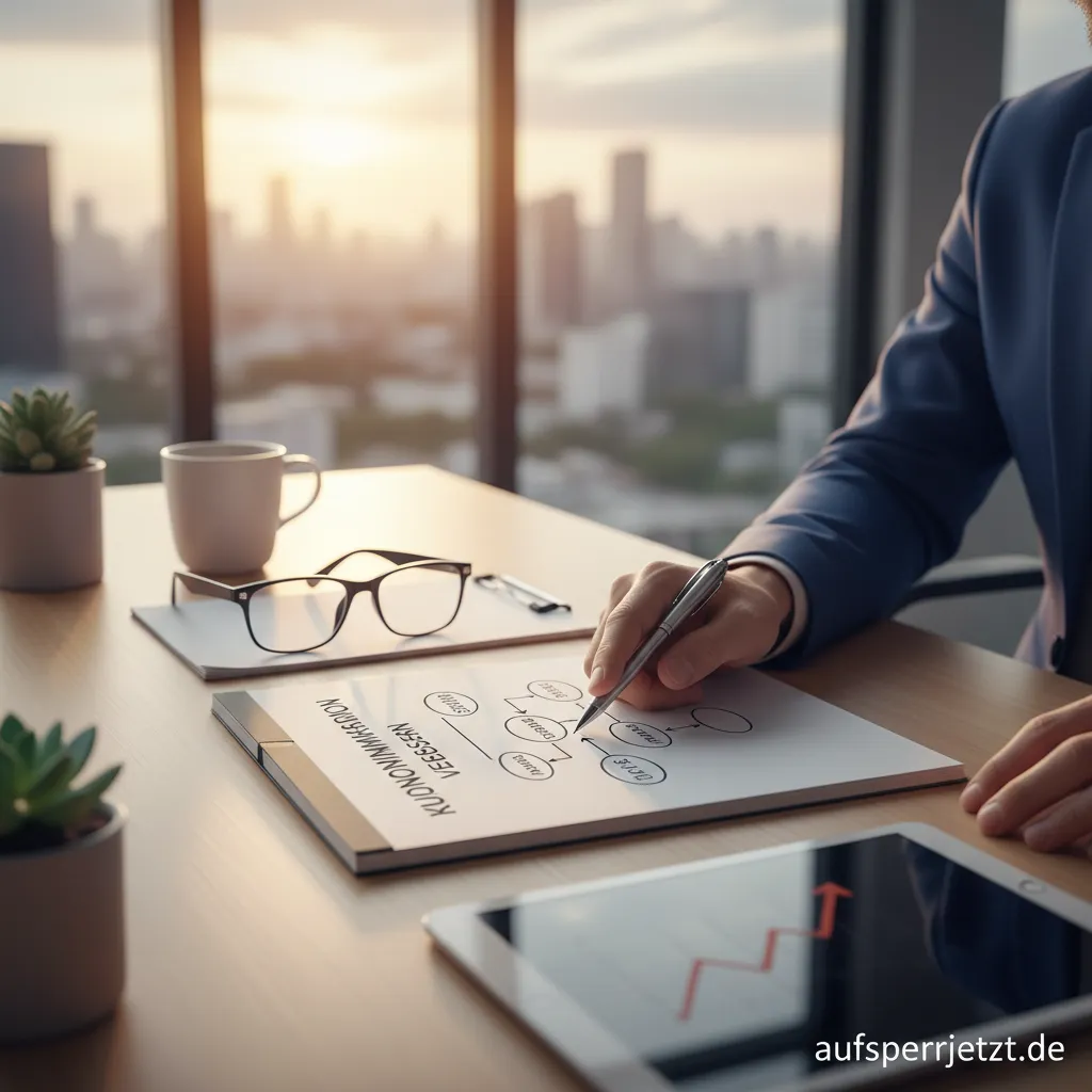 Zwei Personen im professionellen Kundengespräch am Schreibtisch