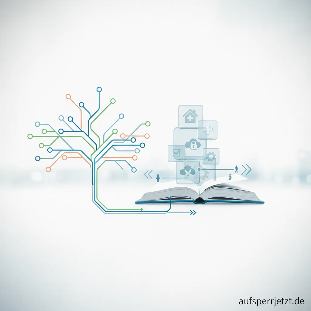 Eine Person schreibt einen Notfallplan auf ein Klemmbrett