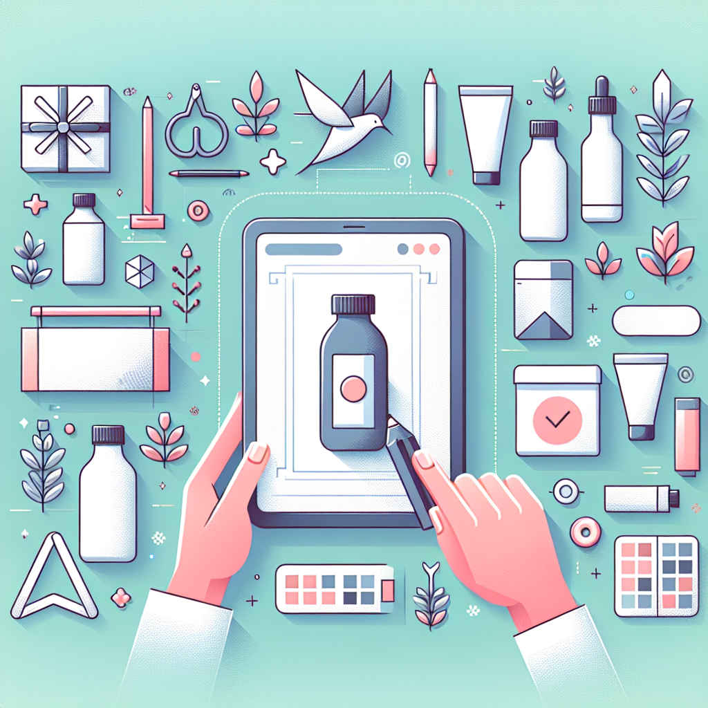 Eine Person erstellt einen Produktvergleich auf einem Laptop.