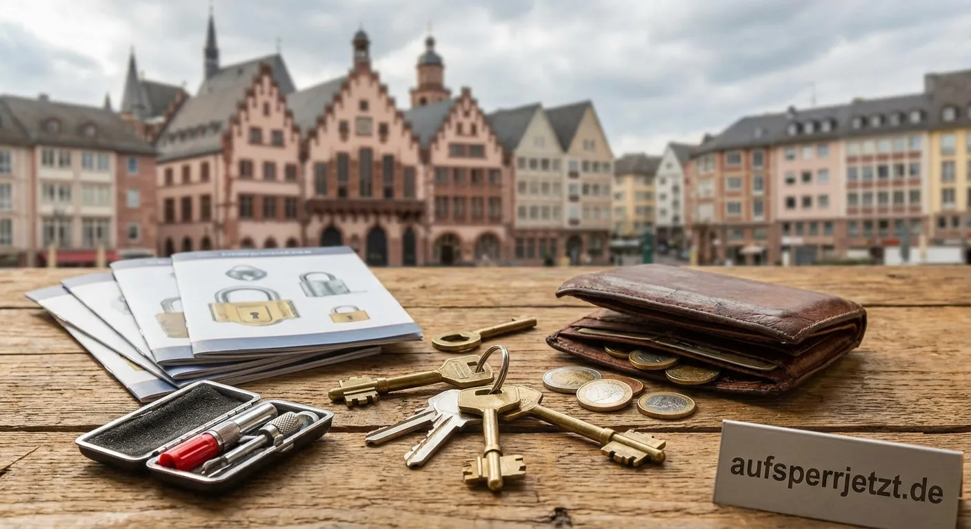 Techniker vom Schlüsseldienst Augsburg öffnet eine Tür