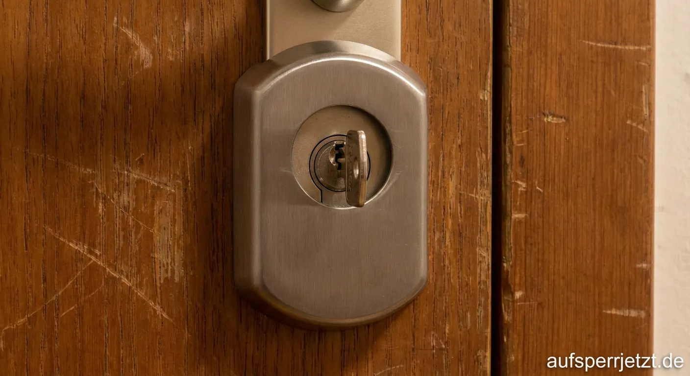 Zylinderziehschutz Installationsbeispiel an Haustür